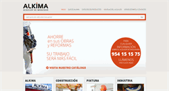 Desktop Screenshot of alkima.es