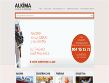 Tablet Screenshot of alkima.es